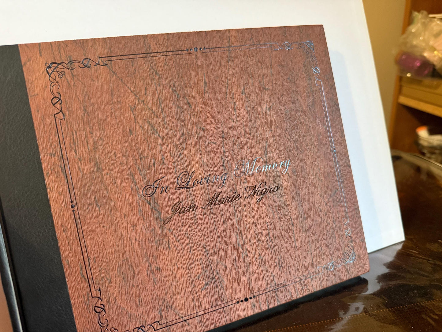 Personalized Funeral Guest Book for Memorial Service,Celebration of Life Guest Book for Funeral, 144 Pages 8x10