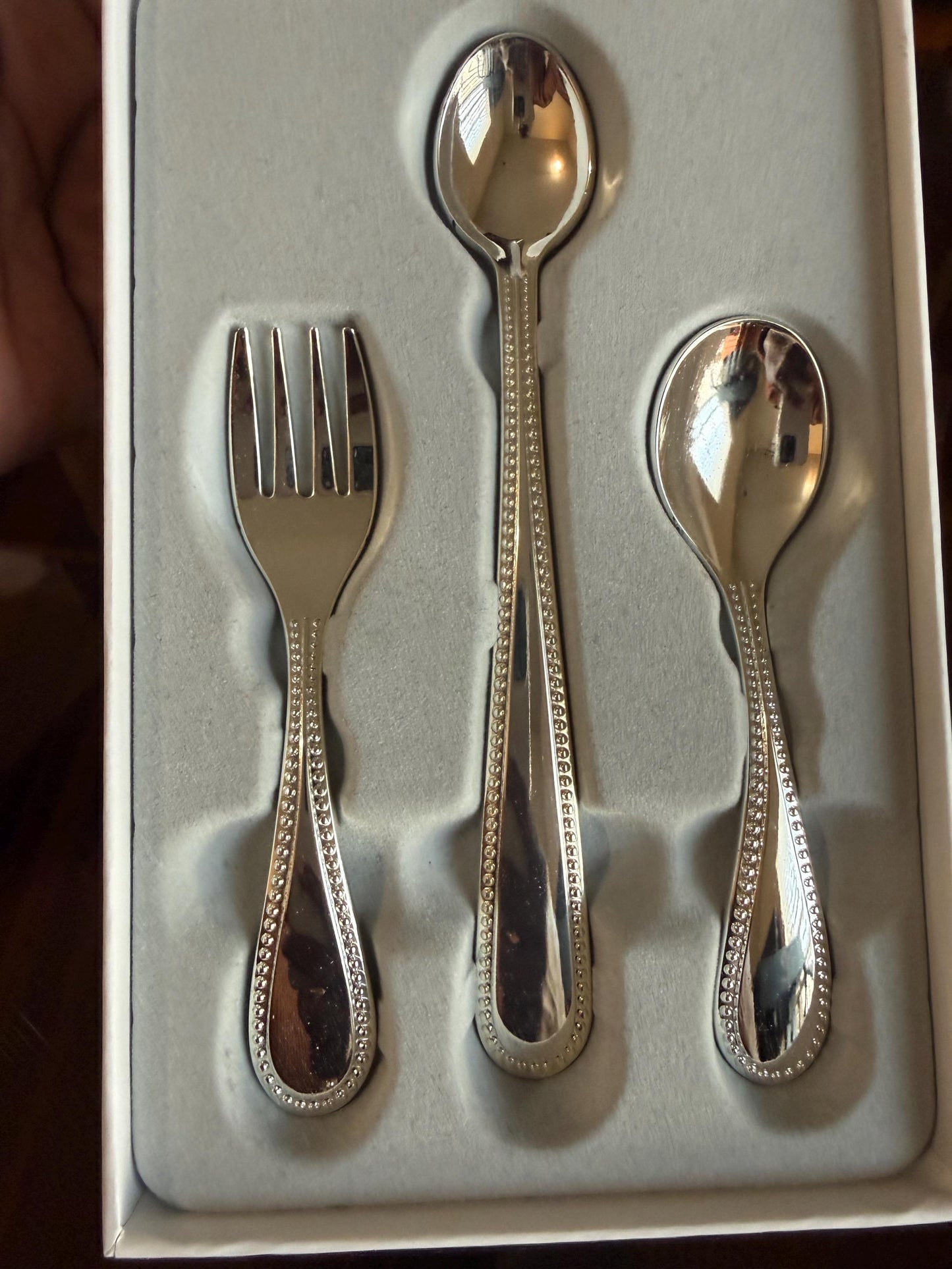 Personalized Baby spoon and fork set
