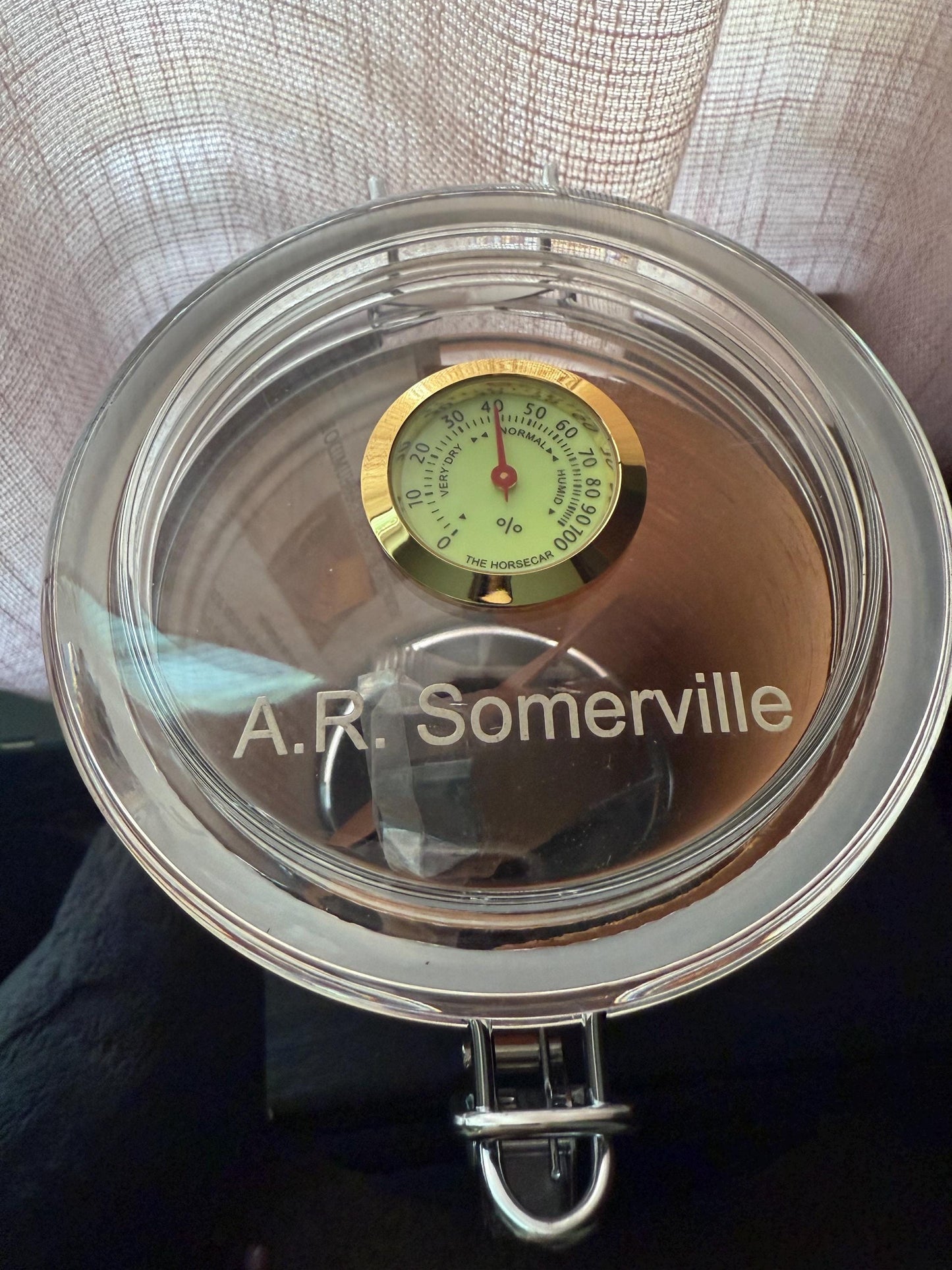 Personalized Glass Acrylic Humidor