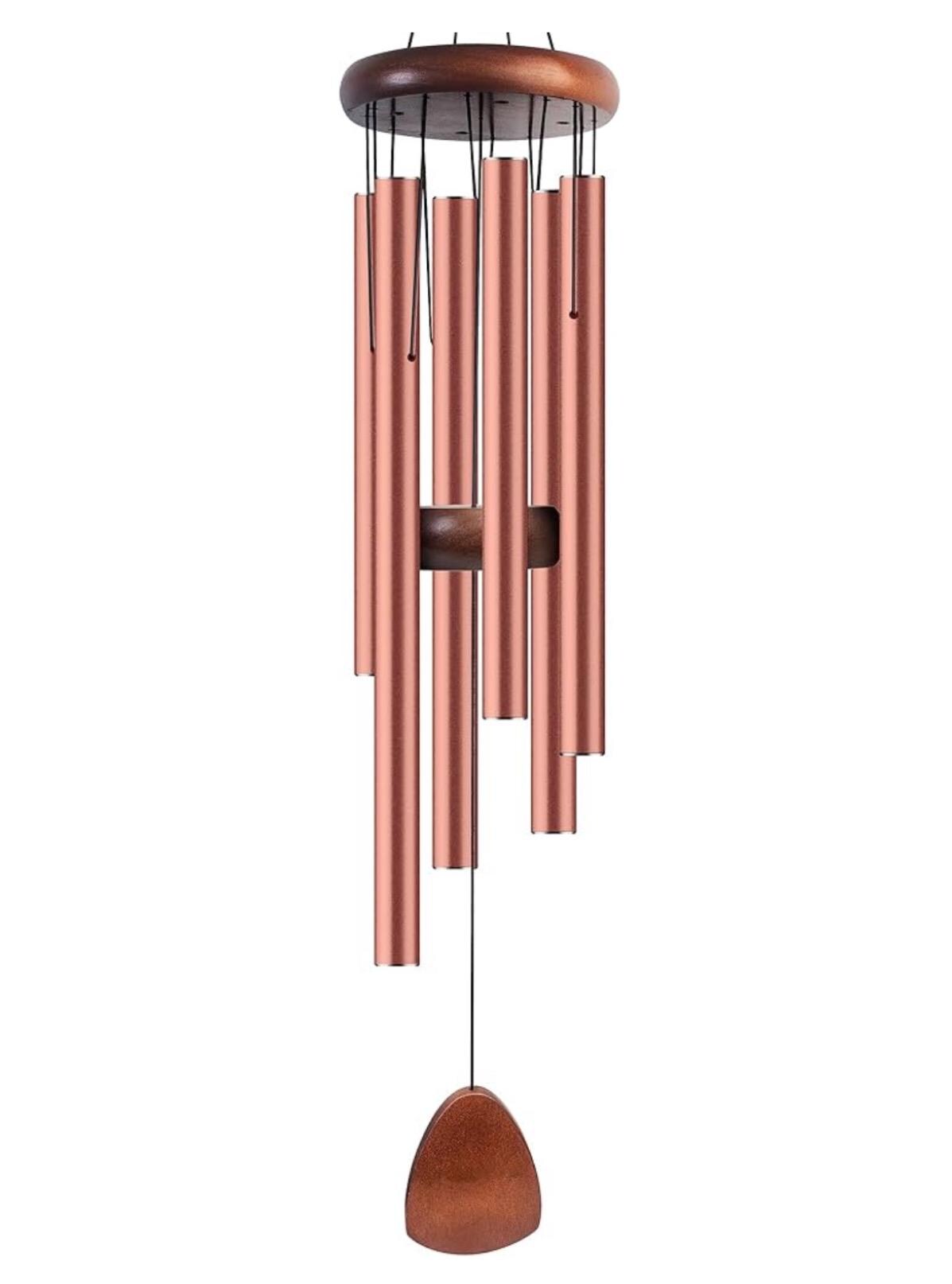 Personalized Windchimes Sympathy/Memorial/Bereavement/Condolence Funeral Gifts for Loss of Mom or Dad, Outdoor Remembrance Gift for Funeral