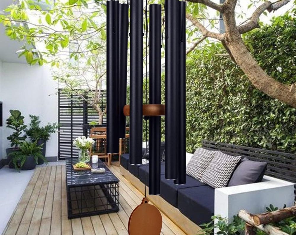 Personalized Sympathy Wind Chimes, 38 Memorial Gift