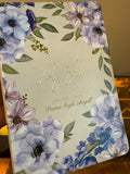 Personalized KJV Giant Print Bible - White Floral Vegan Leather