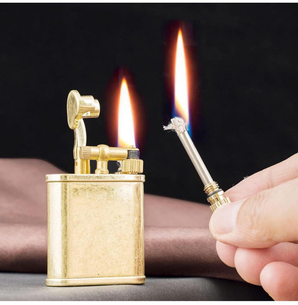Encendedor dorado personalizado, Regalo para padrino de boda