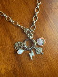 Carabiner  charm pendant Necklace