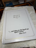Biblia familiar NVI personalizada - Tapa dura grande, Letra roja