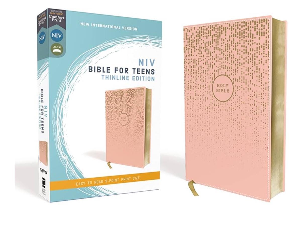 Personalized NIV Teen Bible - Pink Thinline, Comfort Print