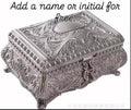 Personalized Pewter Jewelry Box, Bridesmaids gifts, Anniversary gifts, Valentines, Mother’s Day, Birthday, and Love