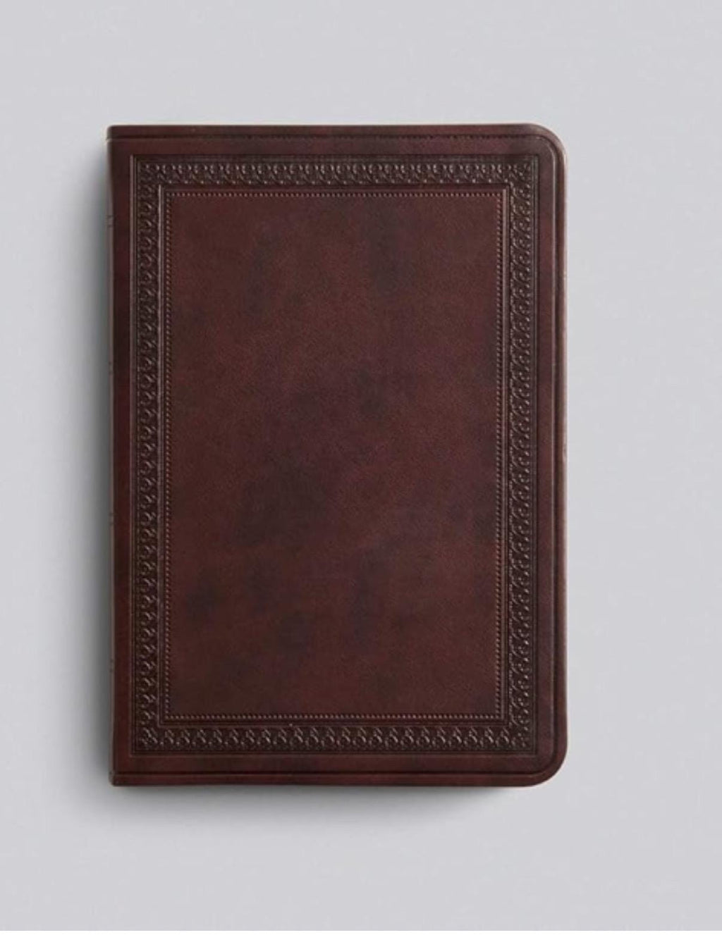 Personalized ESV Large Print Compact Bible - Mahogany TruTone