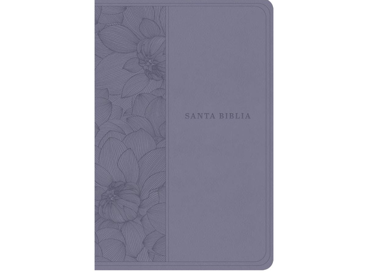 Purple Spanish Bible Santa Biblia
