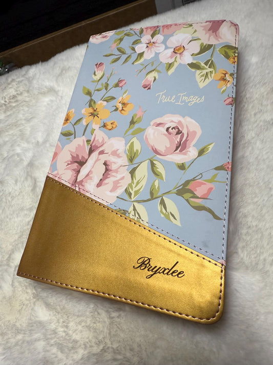 TEEN NIV BIBLE.  Bible for Girls, Leathersoft, Teal/Gold Teen Bible