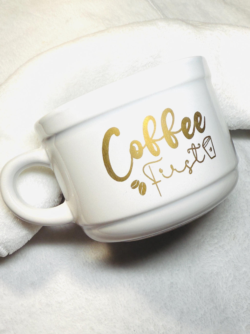 Personalized Large Coffee Mugs - Set of 2 Custom Engraved
