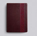 BIBLIA DE ESTUDIO ESV PERSONALIZADA *** Edición Letra Grande, TruTone, Caoba, Diseño Trellis - INDEXADA *** Grabado de Nombre Personalizado