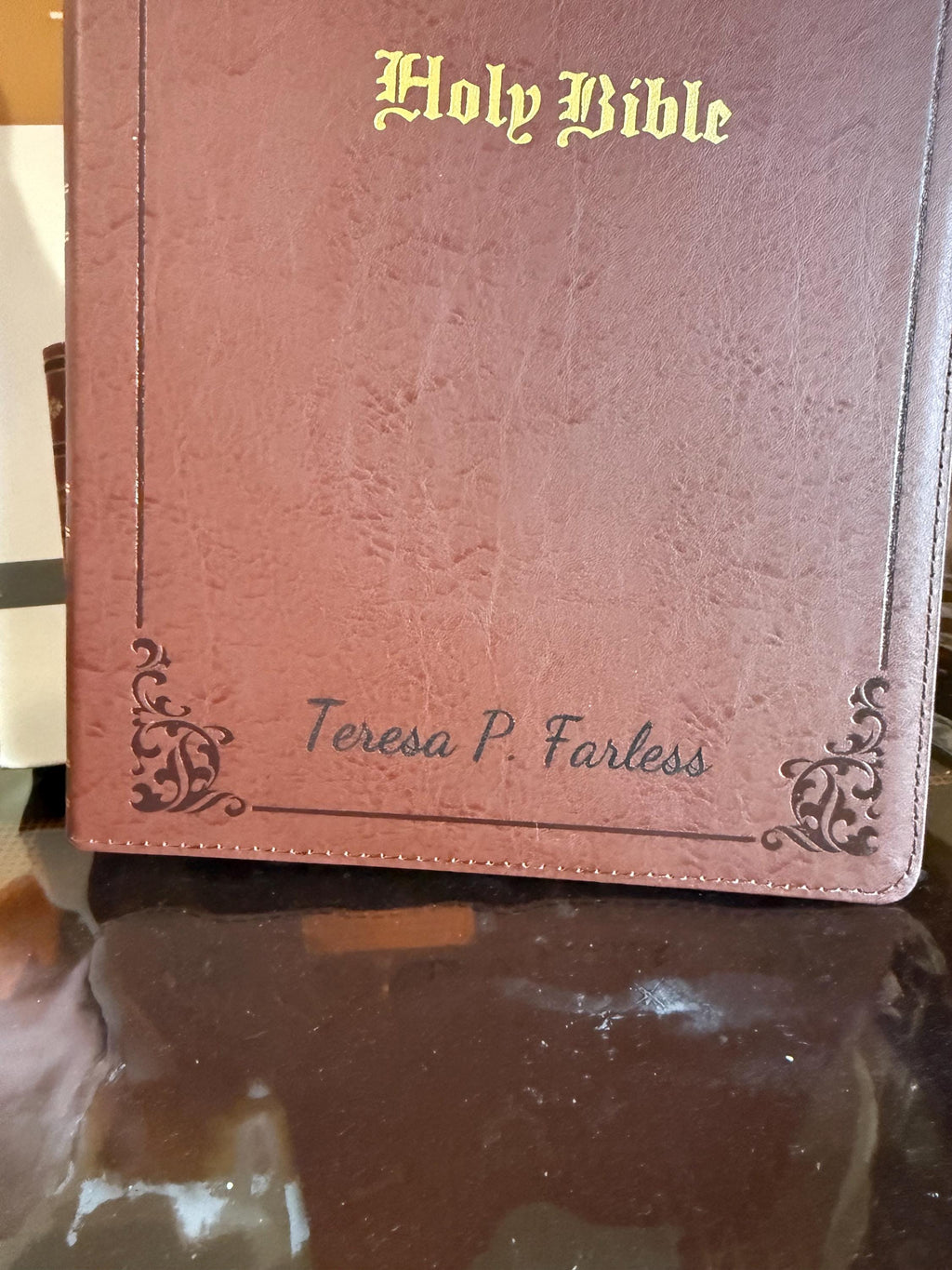 Personalized NIV Large Print Bible, Engraved Bible, Personalized Bible, Baptism Gift, Graduation Gift, Bible, laser engraved