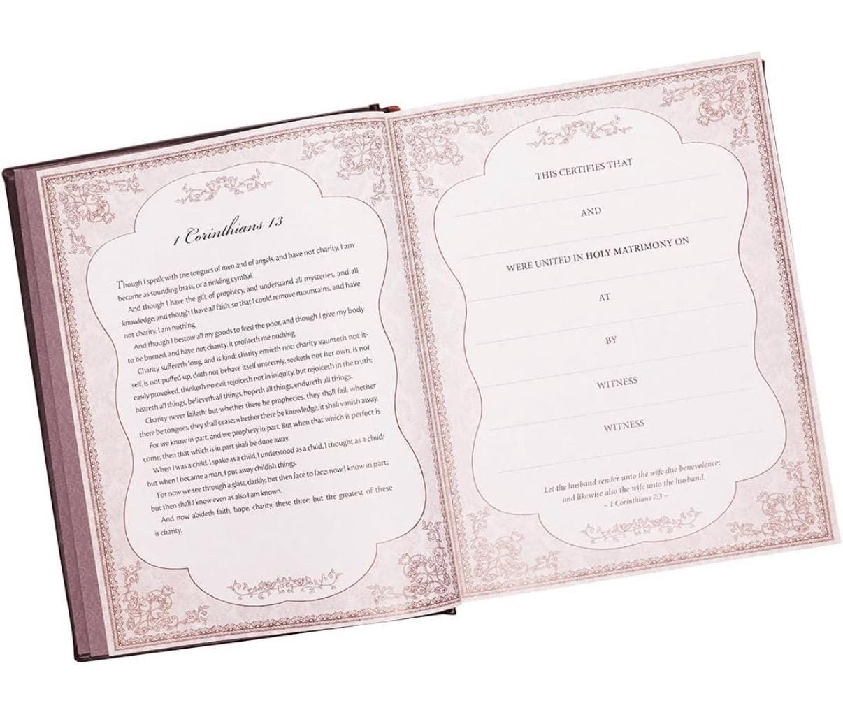 Personalized KJV Family Bible - Brown Faux Leather, Heirloom