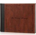 Libro de visitas funerario personalizado para servicio conmemorativo, libro de visitas para celebración de vida para funeral, 144 páginas 8x10