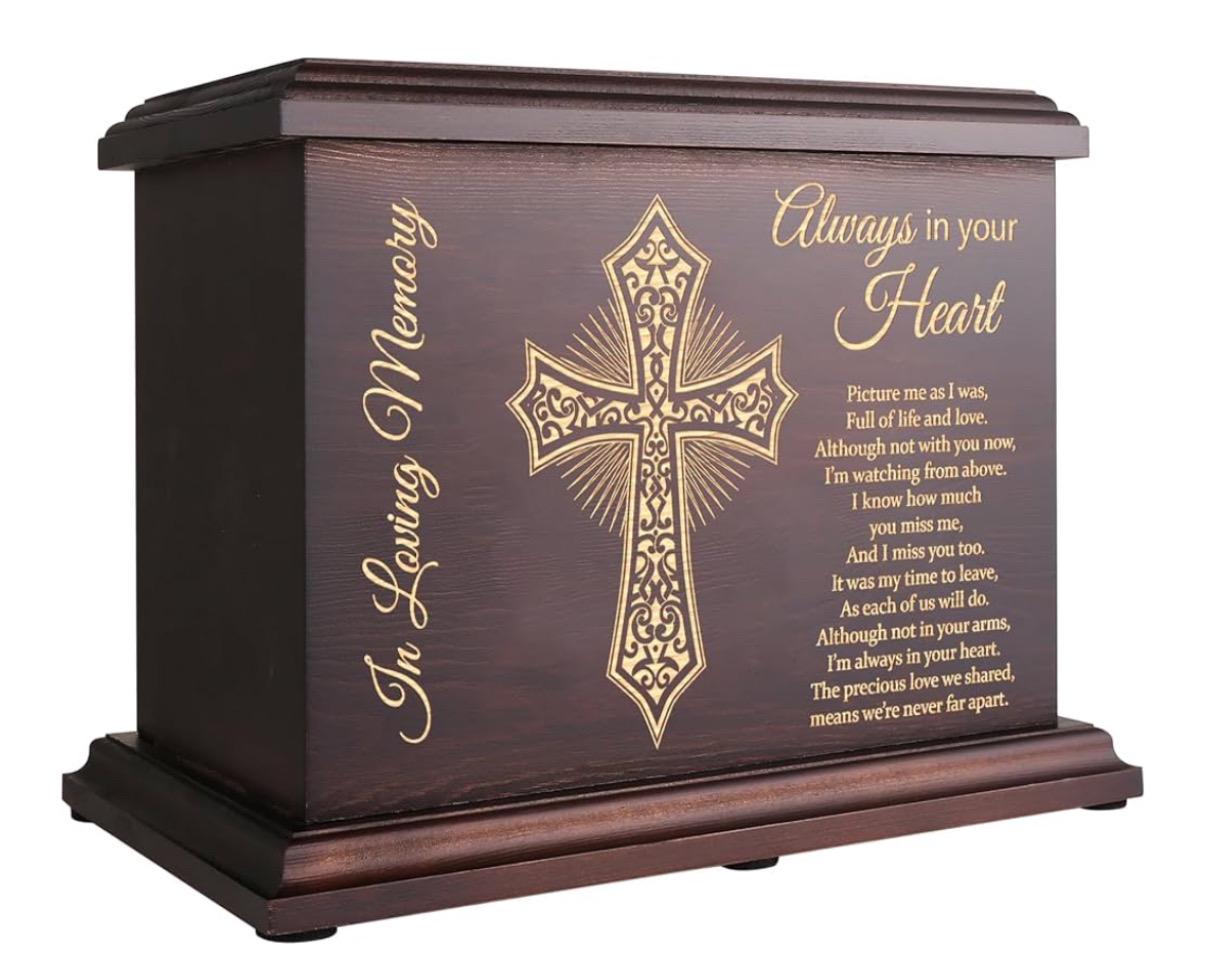 Urna fúnebre personalizada