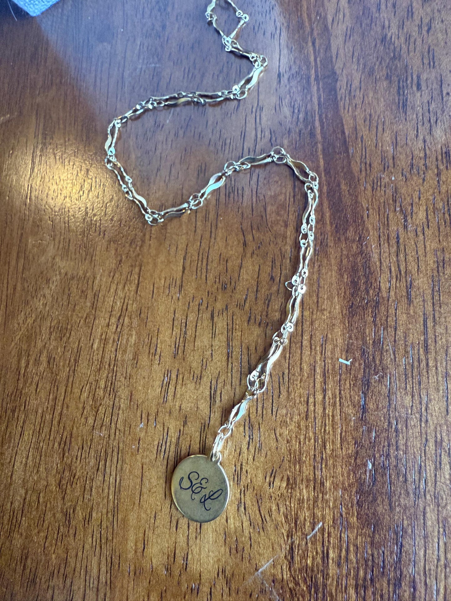 Personalized Charm Pendant Necklace