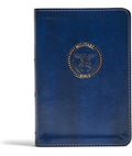 Personalized Navy Military Bible - Royal Blue CSB Gift Box