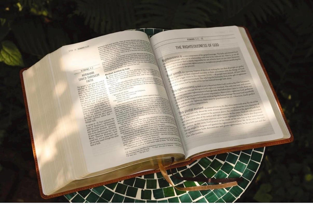 Biblia Jesús Personalizada NVI - Piel Suave Marrón Claro, Letra Cómoda