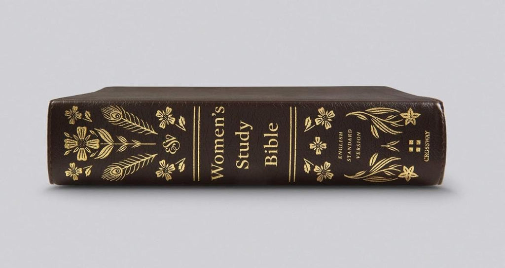 Biblia de estudio para mujeres ESV personalizada: cubierta TruTone marrón oscuro