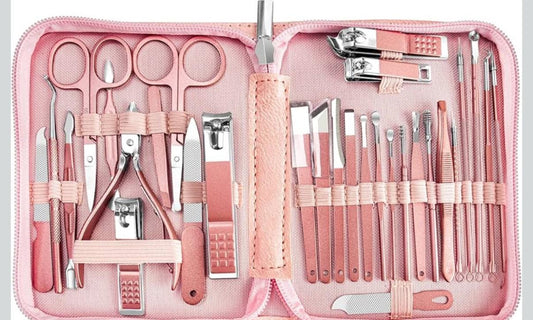Personalized 30pc Manicure set, Bridemaids gifts