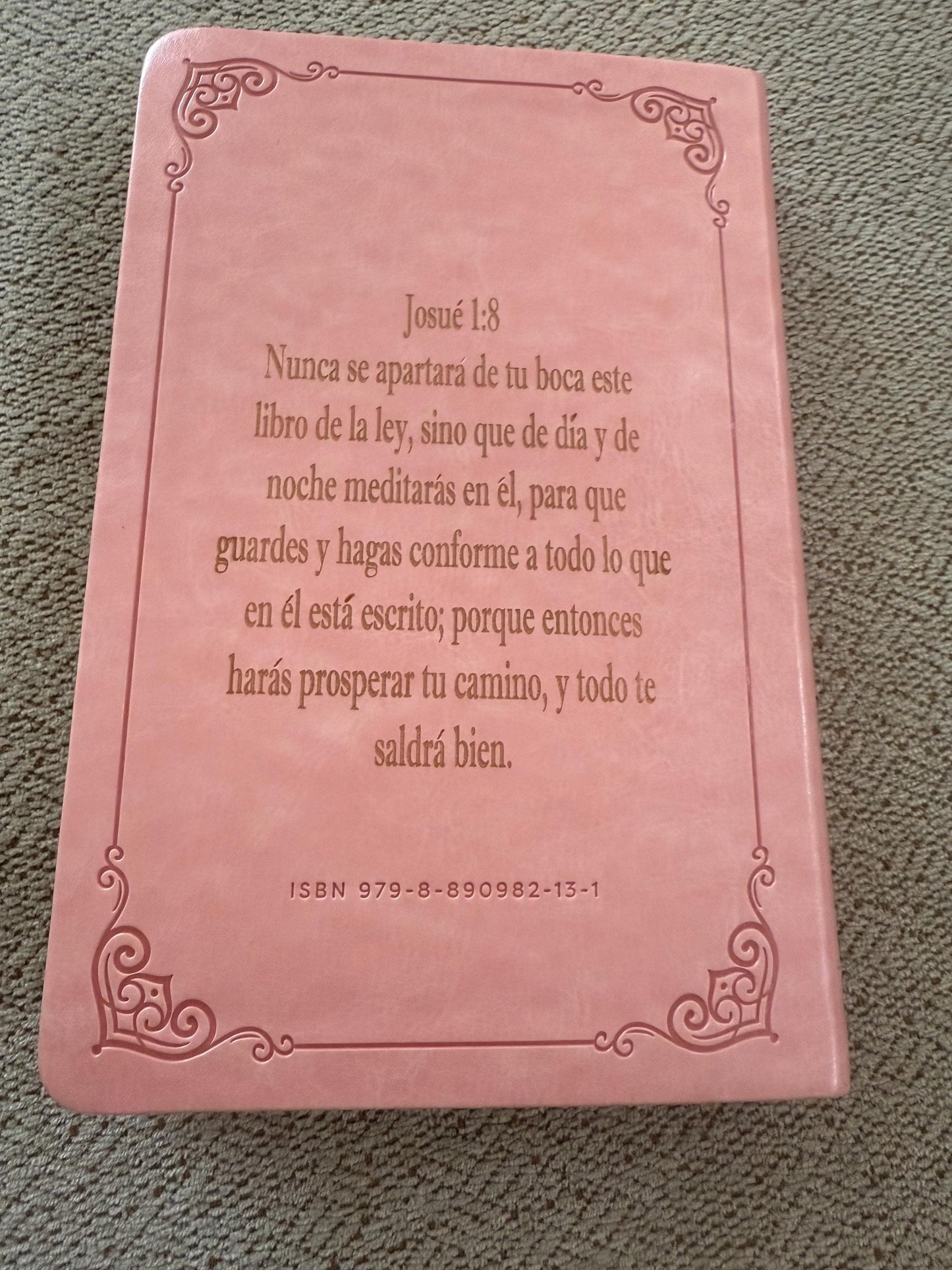 Engraved RVR60 Reina Valera 1960 Bible, Leathersoft White, Large Print