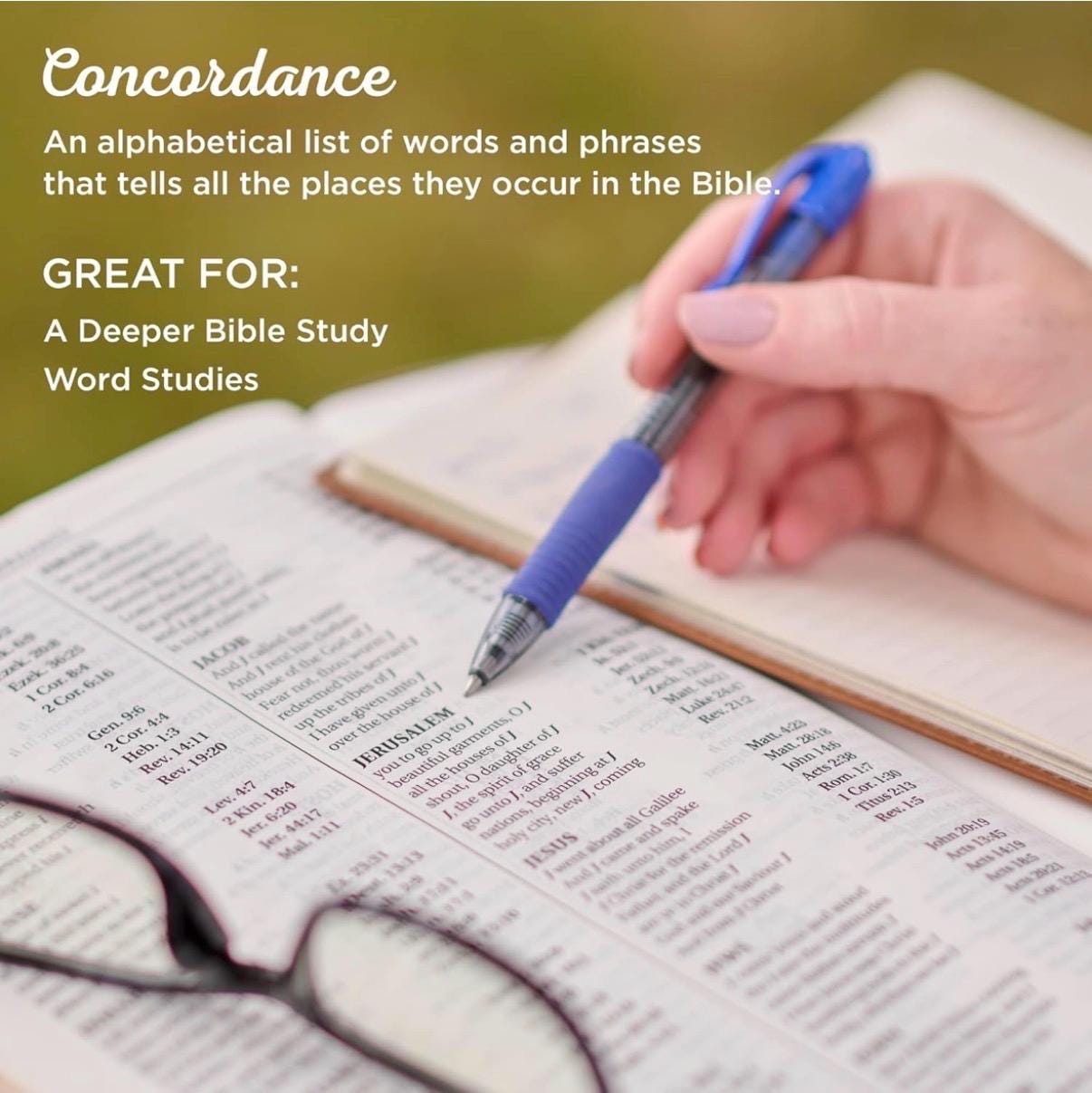 Personalized Amplified Thumb Index Bible