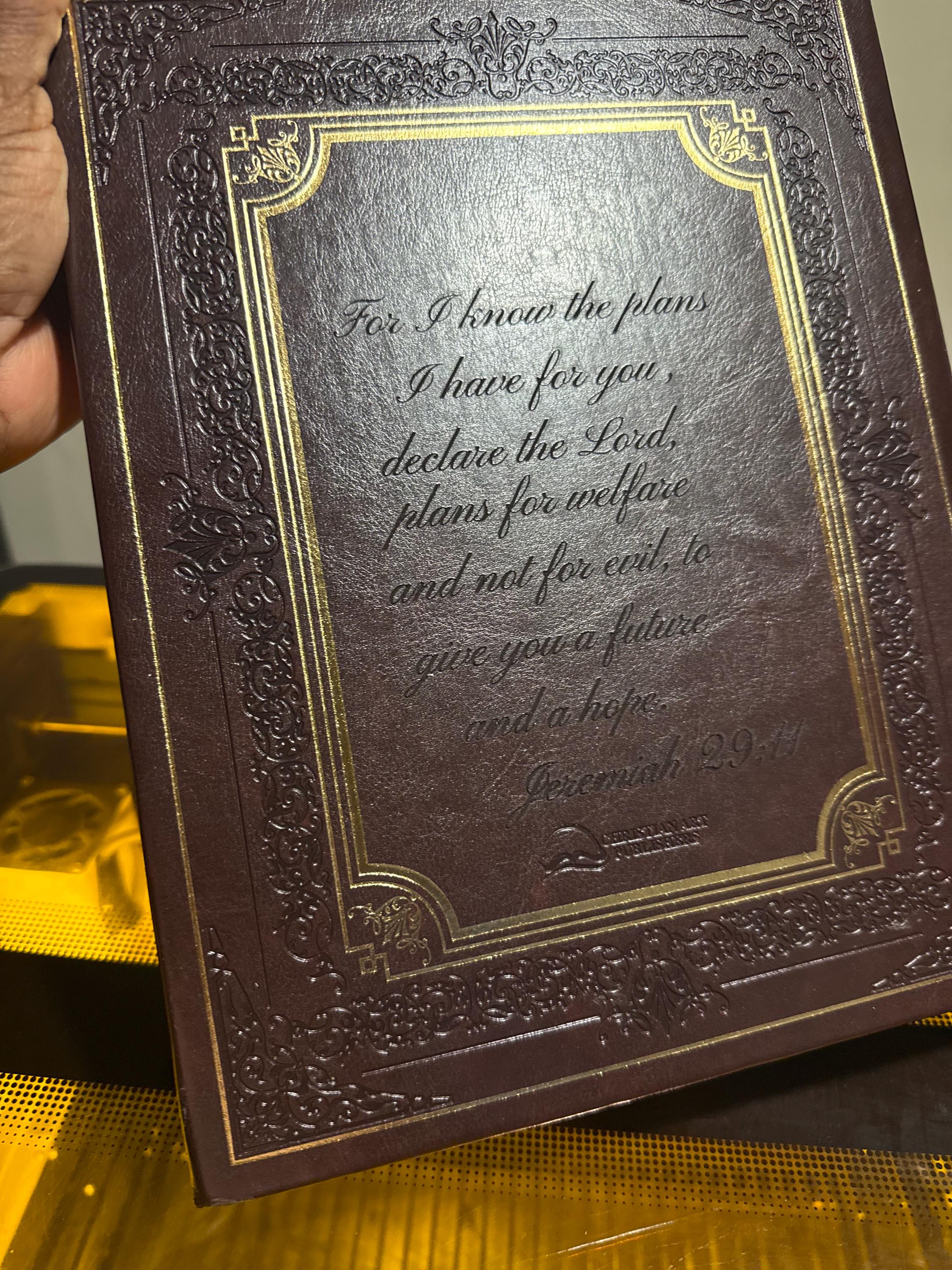 Personalized KJV Family Bible - Brown Faux Leather, Heirloom