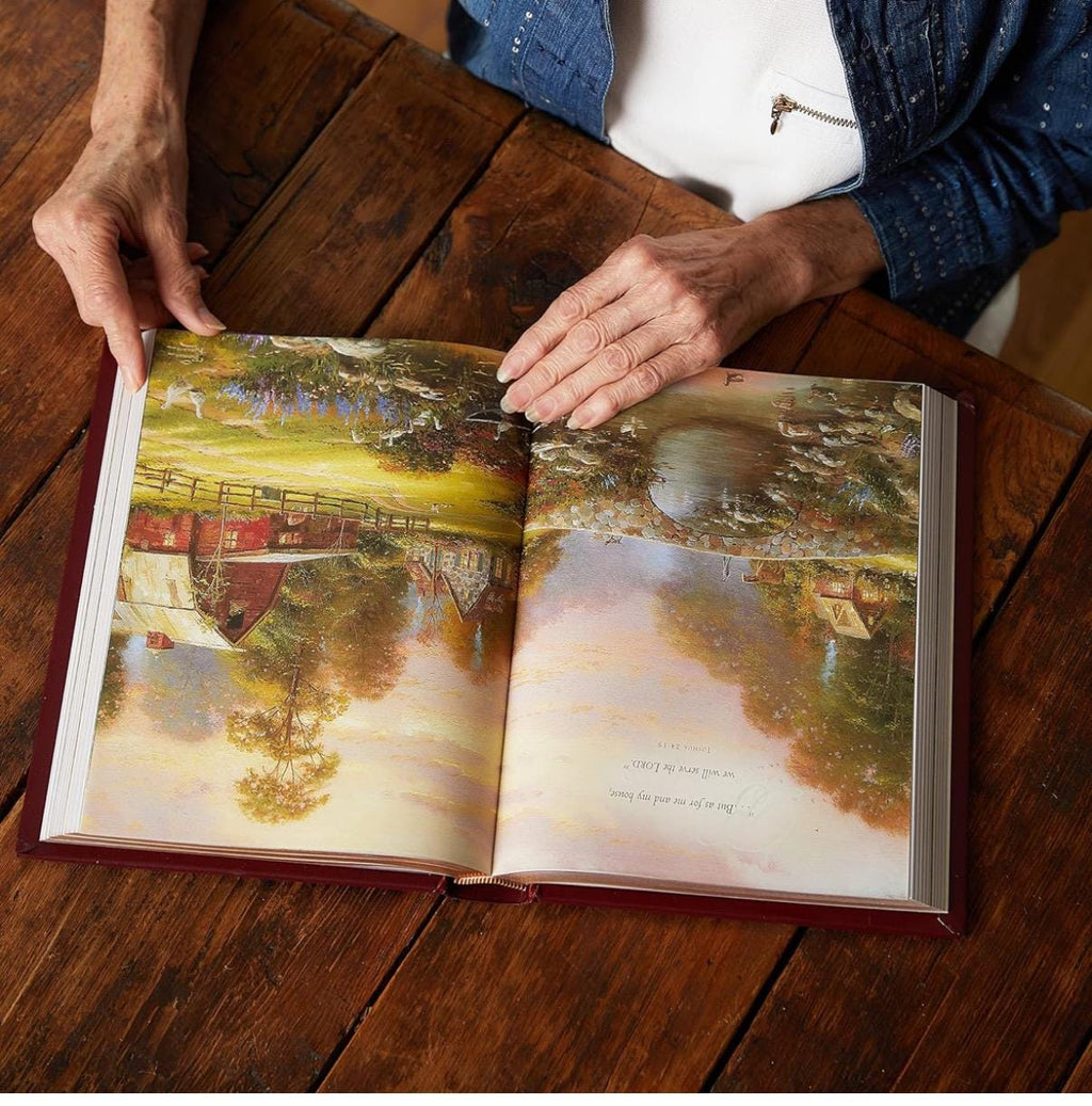 Biblia familiar personalizada (NKJV) – Regalo de recuerdo con nombre y versículo grabados a medida