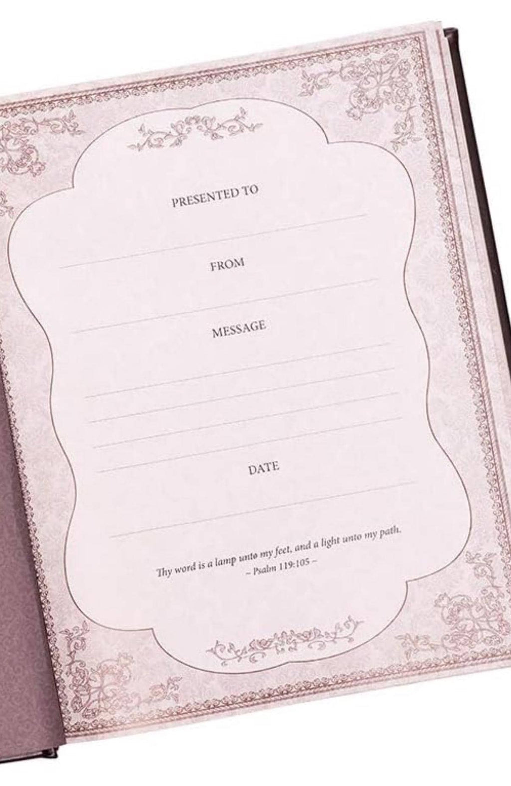 Personalized KJV Family Bible - Large White Leather Heirloom