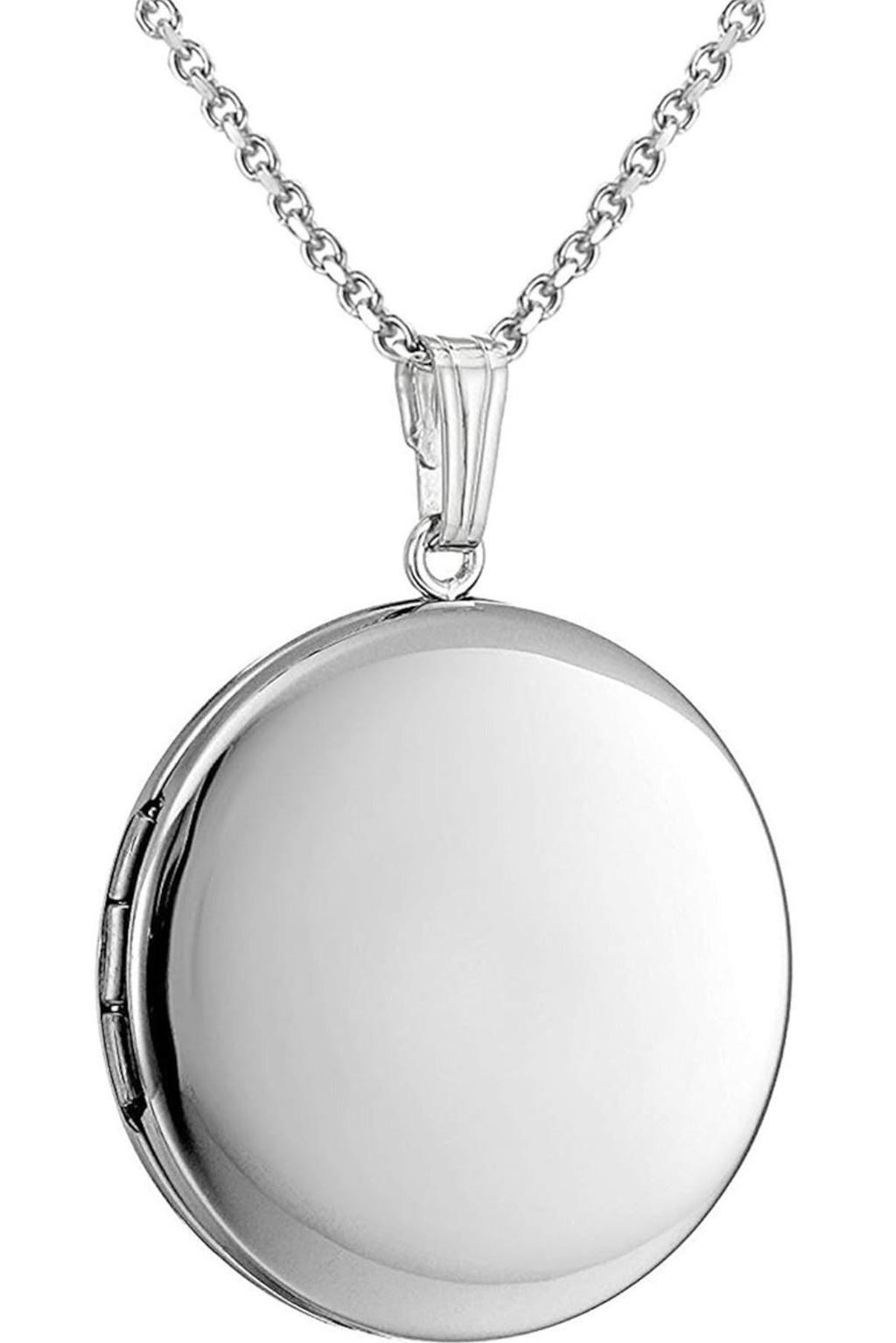 Personalized Photo Locket Necklace - Heart or Round Pendant