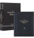 Biblia familiar NLT negra personalizada