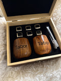 Vasos de whisky de madera carbonizada personalizados, vaso de whisky antiguo para hombres - Regalos de whisky de madera únicos para marido, padre o hermano