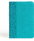 Personalized Compact Reference Bible - Teal LeatherTouch, 4x6