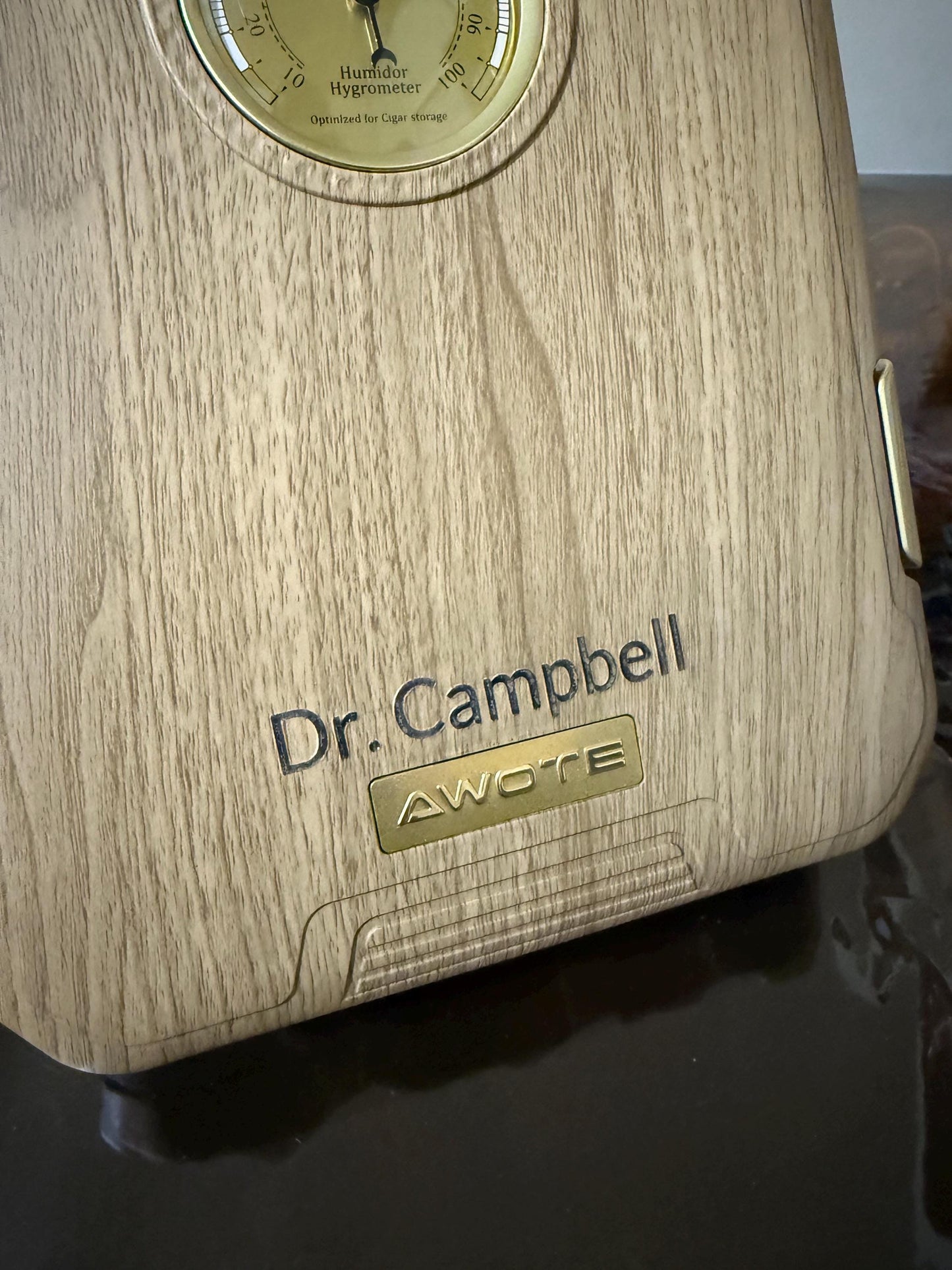 Personalized Men Travel Cigar Humidor Case