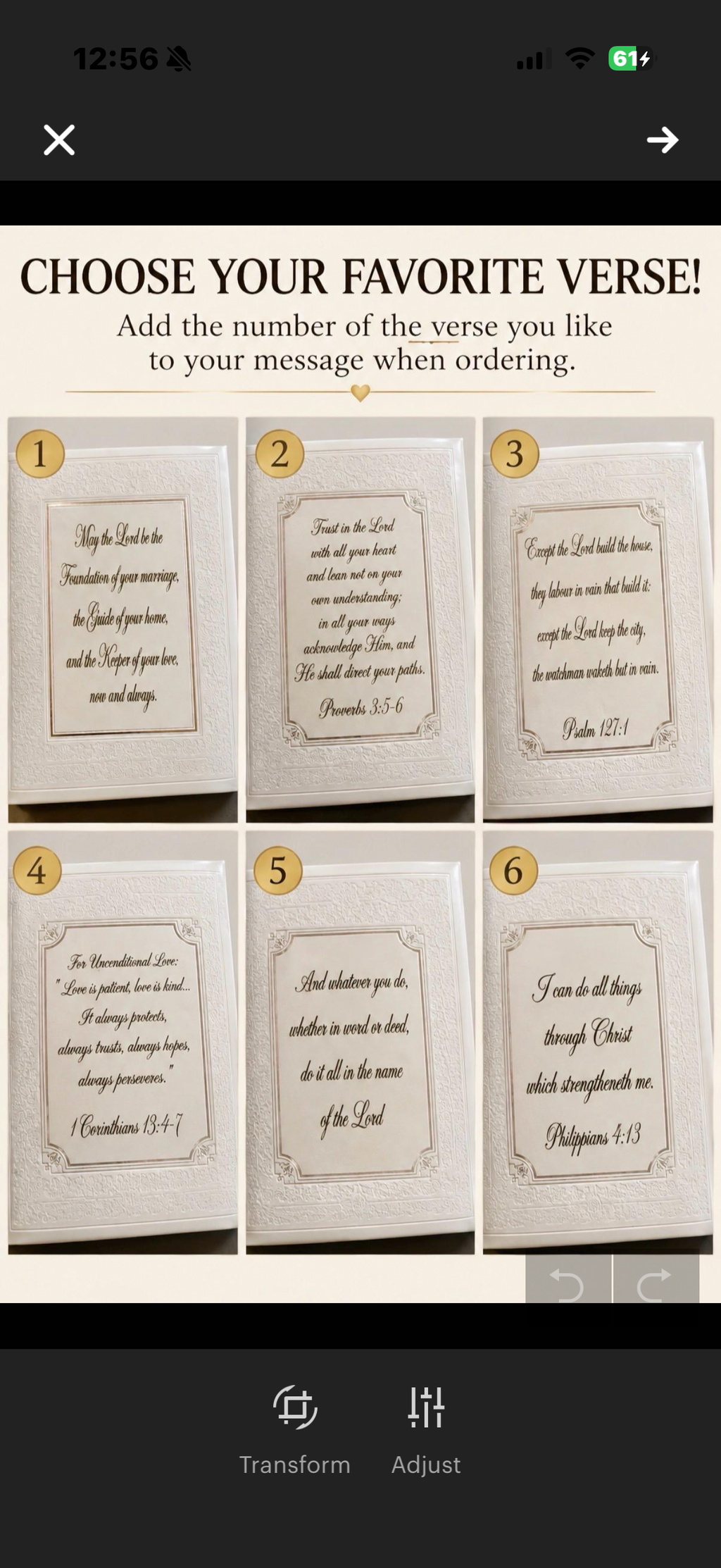 Biblia familiar KJV personalizada - Gran herencia de cuero blanco