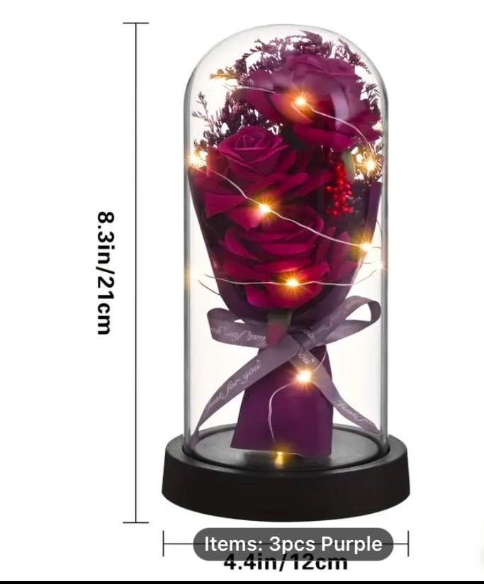 Cúpula de rosa personalizada