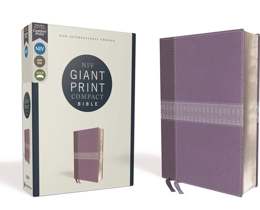 Biblia NVI de Letra Grande Personalizada - Morada, Tipografía Confortable de 12 puntos