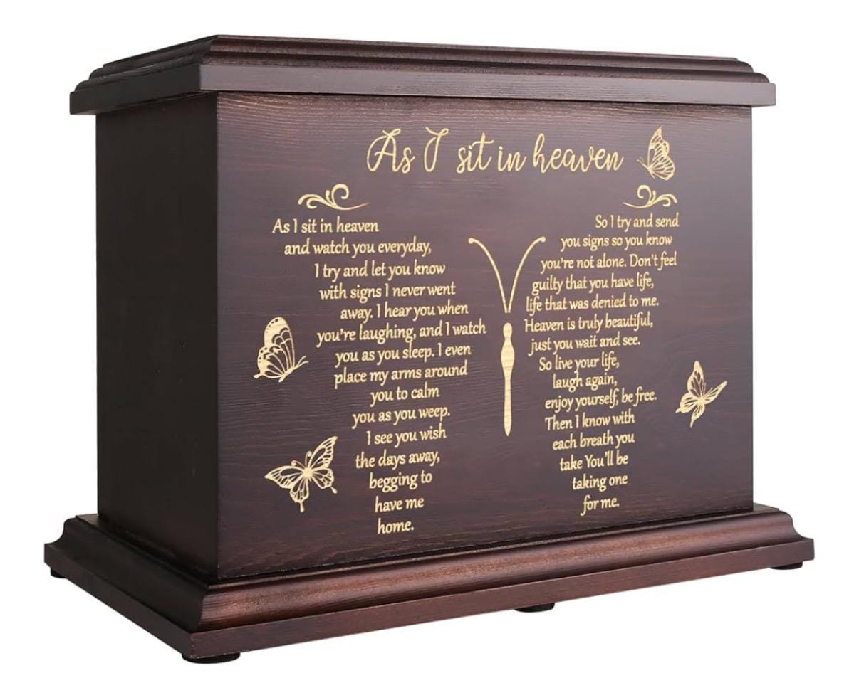 Urna fúnebre personalizada