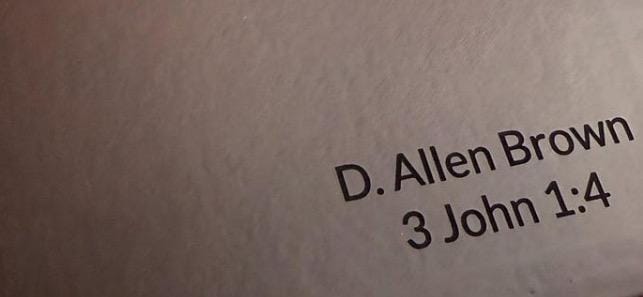 Personalized ESV Value Large Print Compact Bible (TruTone, Mahogany, Border Design)