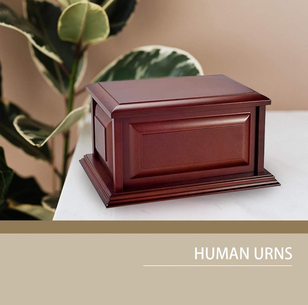Urna de cremación personalizada - Madera de cerezo