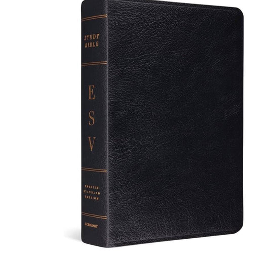 Personalized ESV Study Bible (Genuine Leather, Black): Holy Bible, English Standard Version