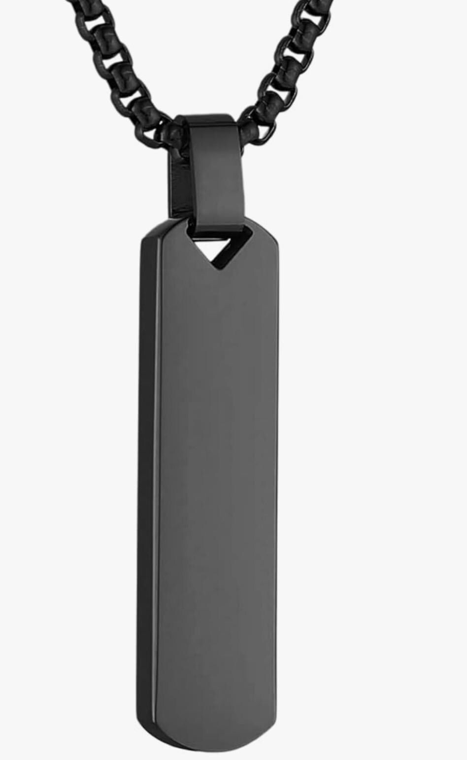 Personalized Bar Pendant Necklace