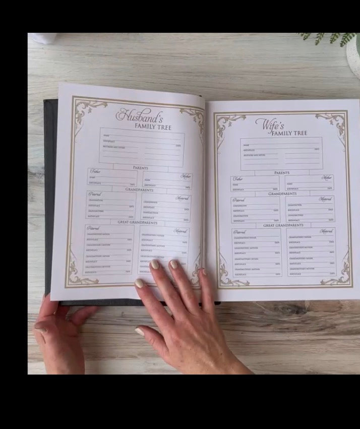 Personalized NLT Family Heritage Bible, Large Print Family Heirloom Devotional Bible for Study, NLT Holy Bible Vegan Leather