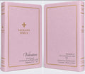 Biblia de America, Spanish Catholic Bible, Recycled Leather, Pink