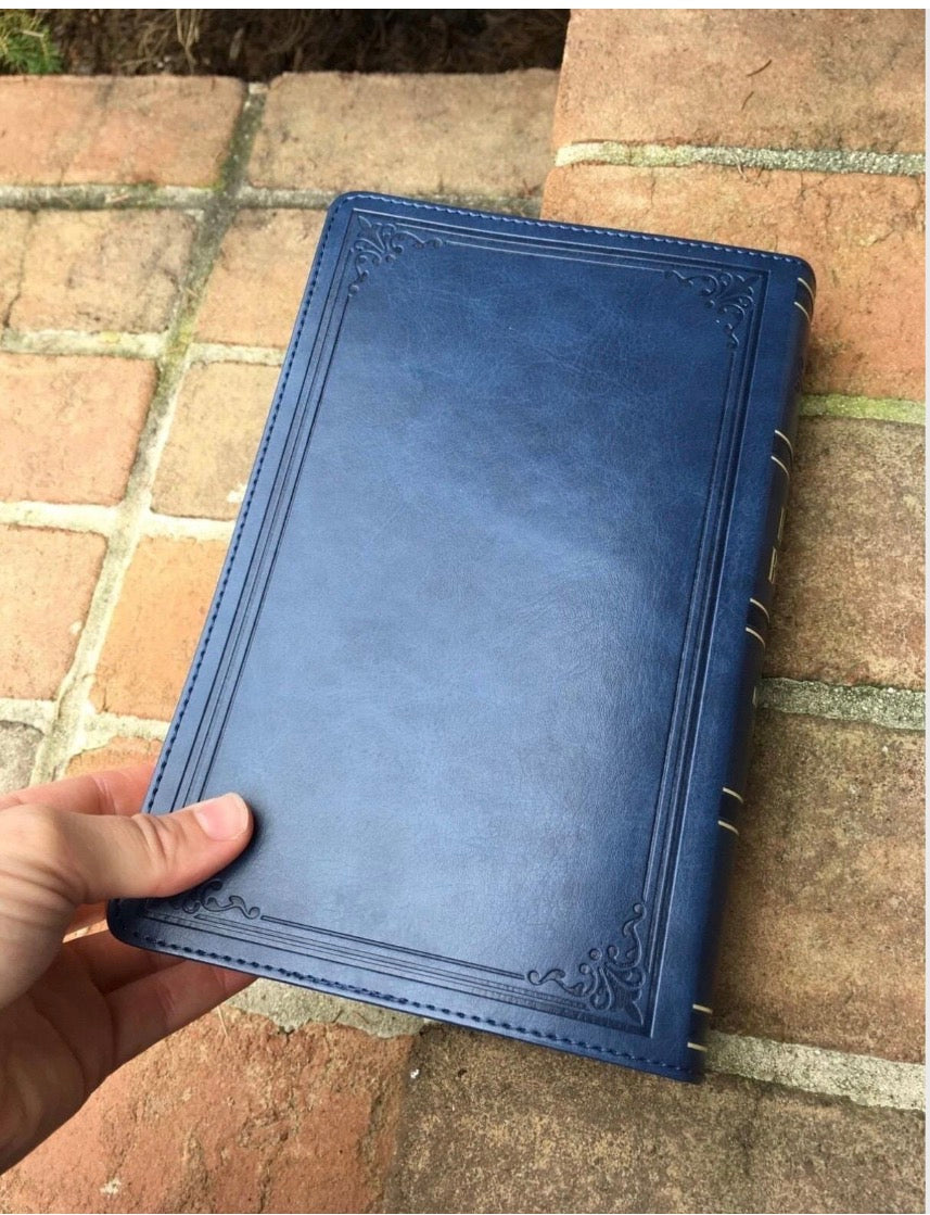 KJV Holy Bible, Giant Print Standard Size Faux Leather Red Letter Edition - Graduation gift Engraved Bible, Personalized Bible, Baptism Gift