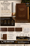 Biblia NLT Family Heritage personalizada, Biblia devocional familiar de lujo con letra grande para estudio, Santa Biblia NLT de cuero vegano