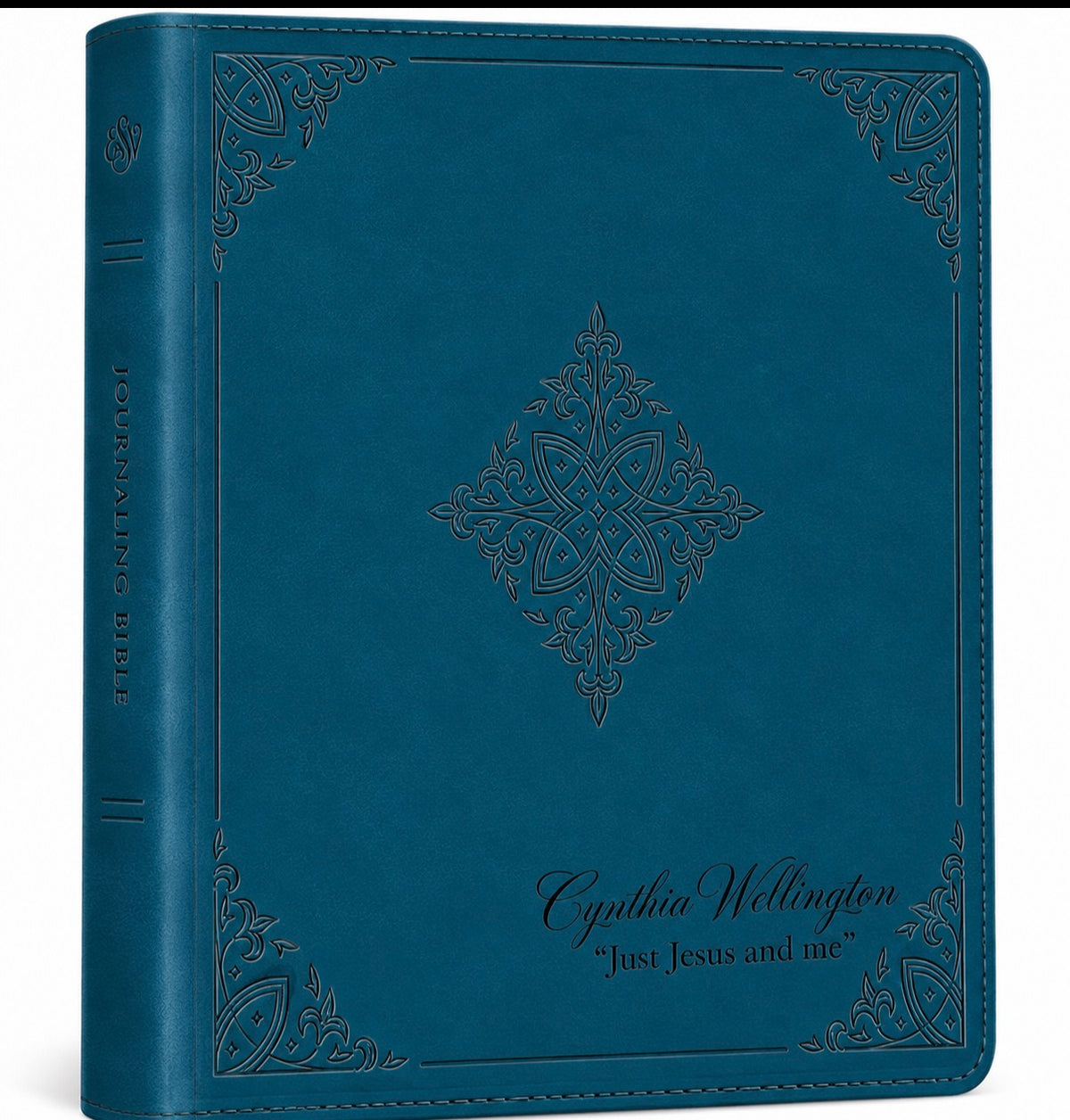 Personalized ESV Journaling Bible (TruTone, Deep Teal, Fleur-de-lis Design): Holy Bible, English Standard Version