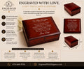 Personalized Wooden Keepsake Box with Lock | Polish Handmade