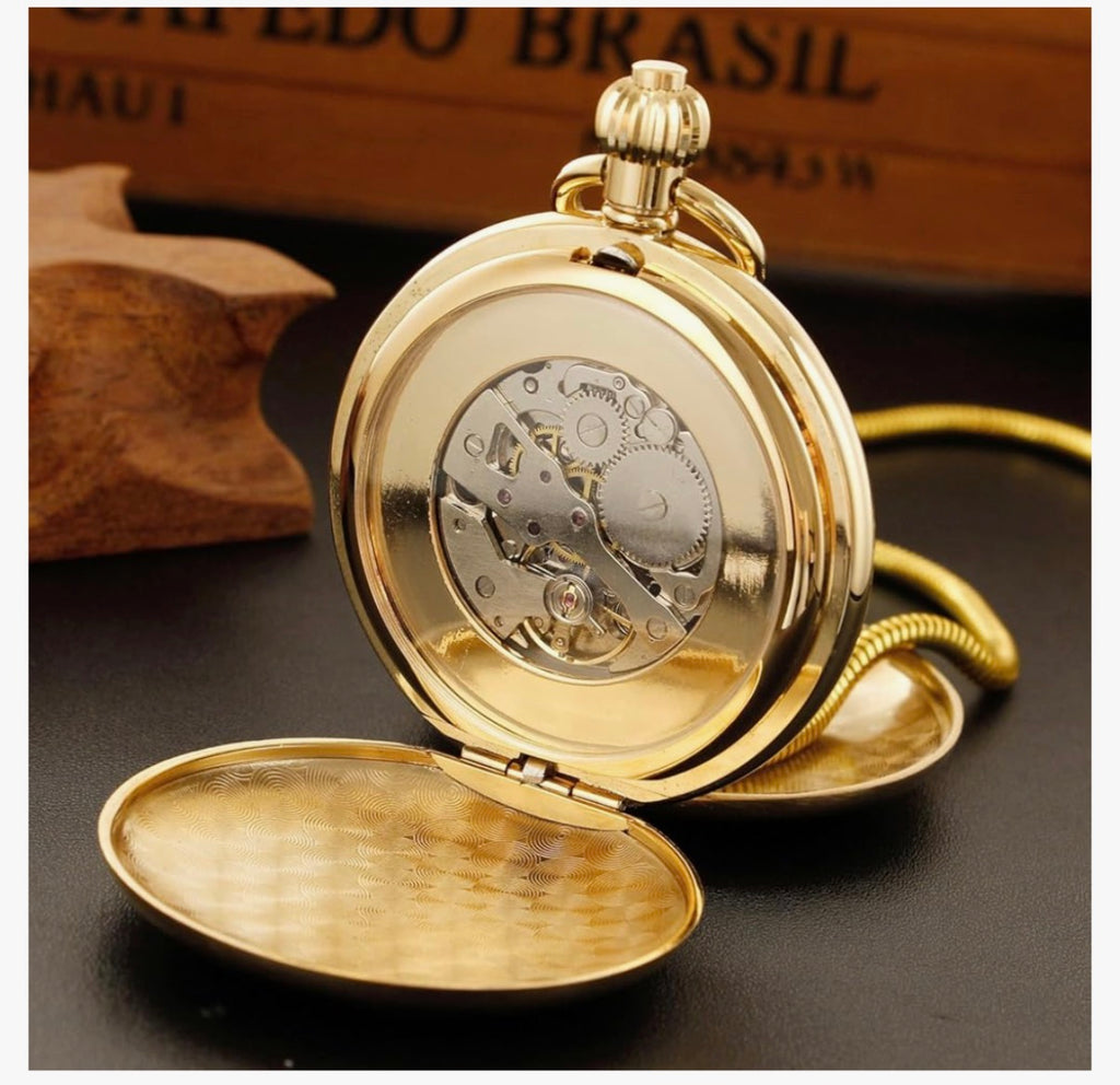 Personalized Gold Heirloom Pocket Watch
